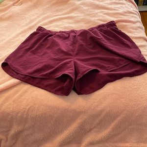 Old navy large sized purple sport shorts